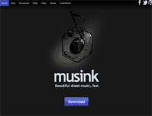 Tablet Screenshot of musink.net
